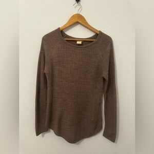 Brown Crew Neck Sweater